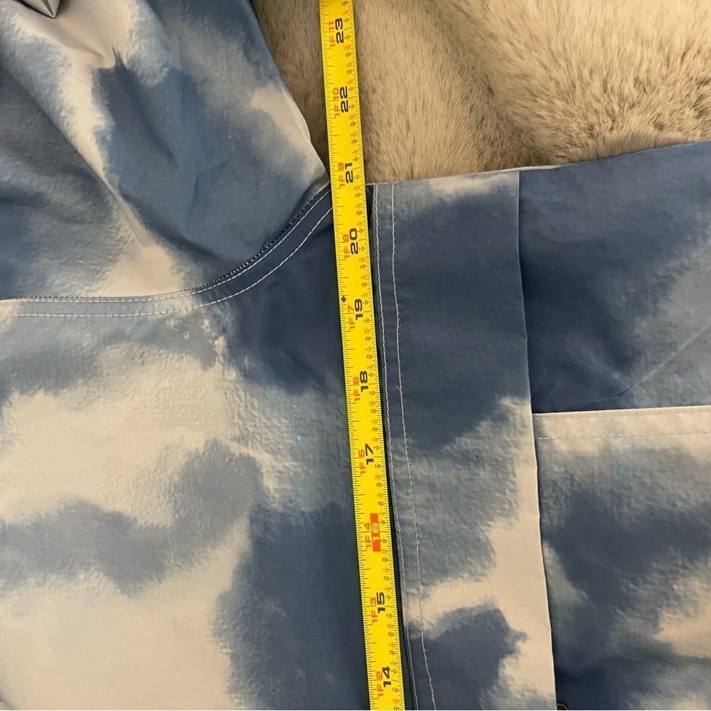 NWT Champion Packable Stadium windbreaker Jacket – Sky & Cloud dye -Men Small - Picture 13 of 14